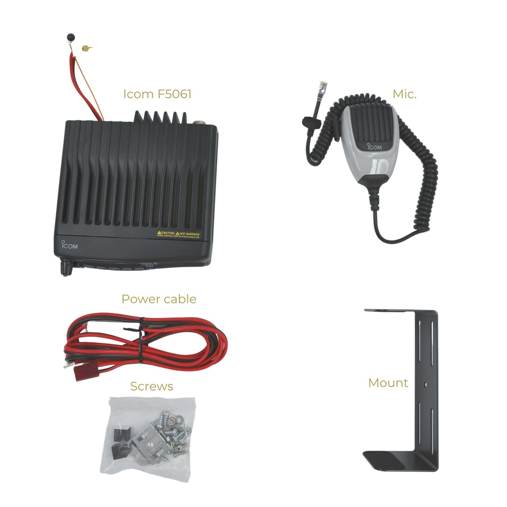 Icom F5061 - 512 Channel VHF Mobile Radio | Expert Mobile